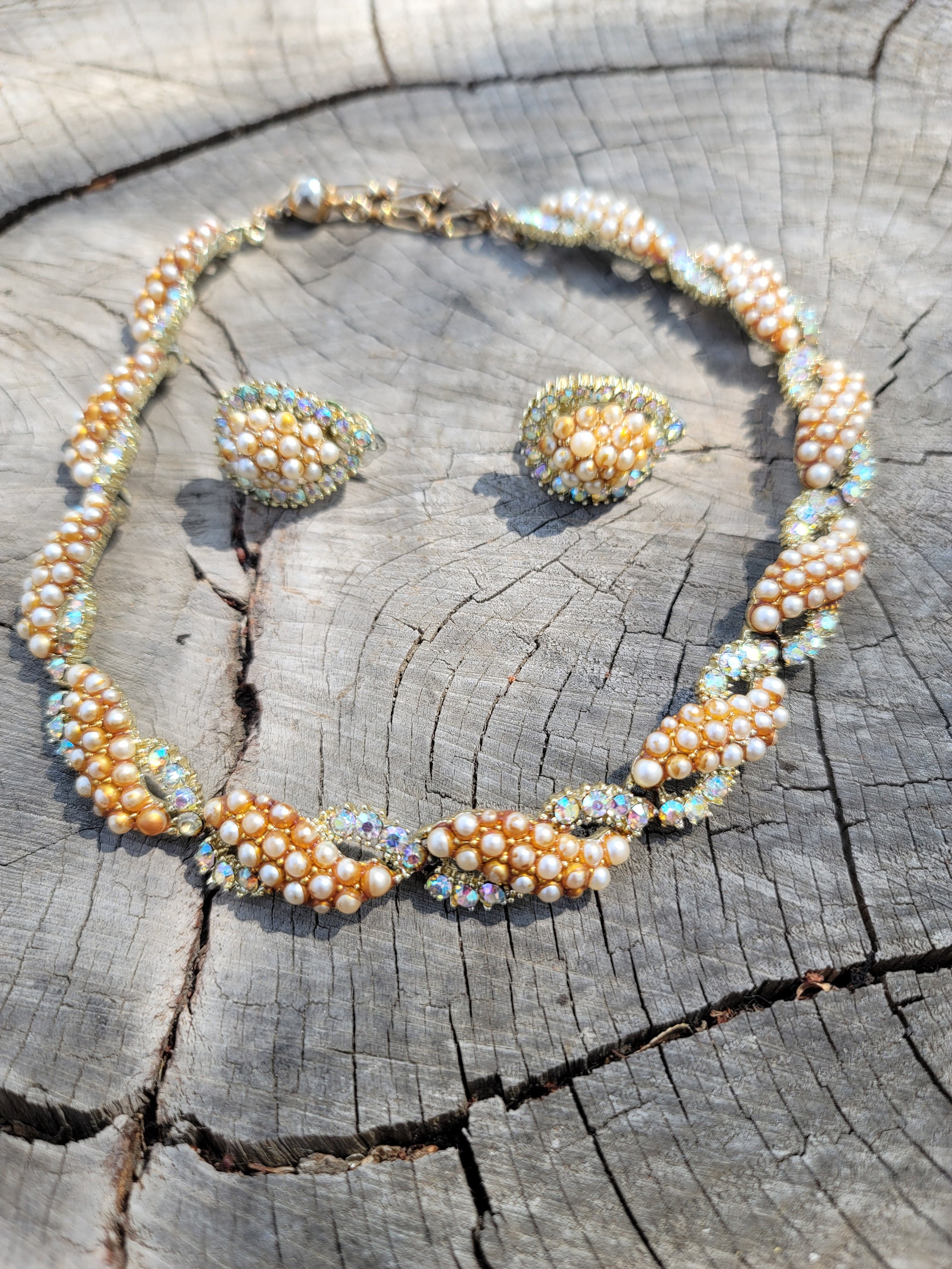 【週末セール】KRAMER ニューヨーク ヴィンテージ　アクセサリーセット Vintage Kramer of New York Set - Etsy