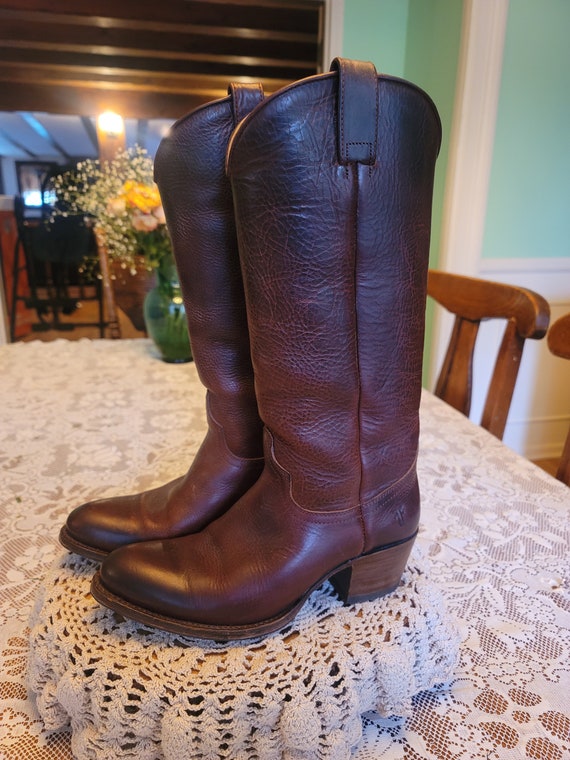 Rare Vintage Frye western boots womens size 8 - image 1