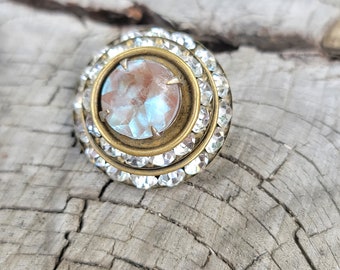 Antique dainty saphiret brooch