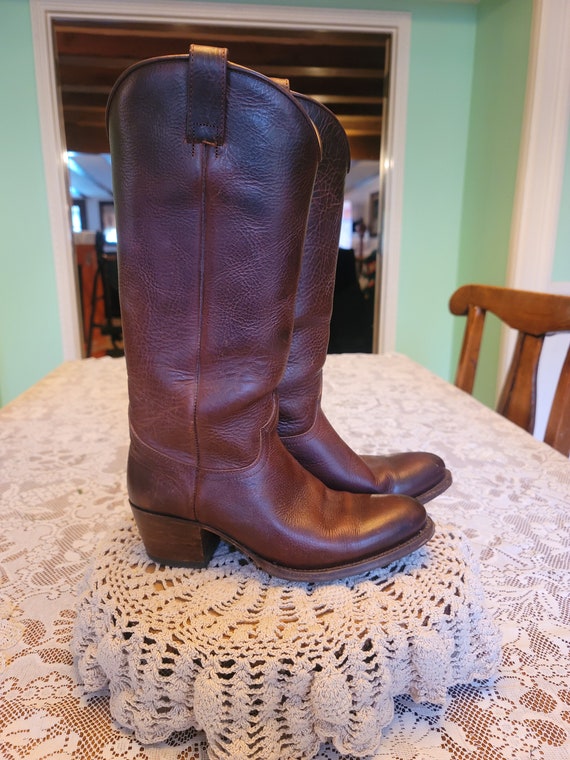 Rare Vintage Frye western boots womens size 8 - image 3