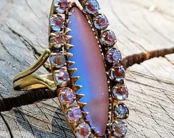 Absolutely magnificent Antique Victorian Saphiret ring 9k