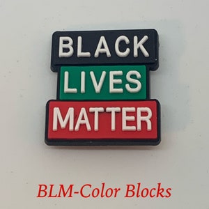 Black Lives Matter Croc Charms