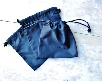 Set of 3 Authetic Chanel bags for cosmetic/ New/Craft supply/ Chanel Cosmetic bag/