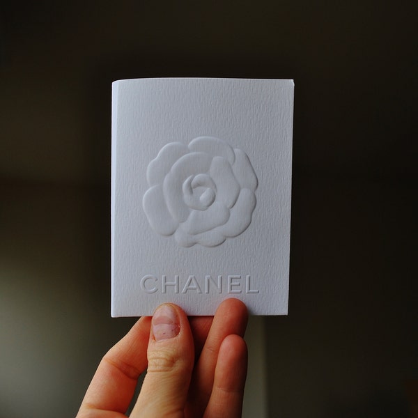 Authentic Chanel gift card holder/ Note holder/ Craft supply