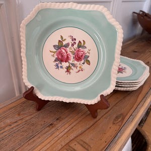 Rose Bouquet Blue Johnson Brothers - Etsy