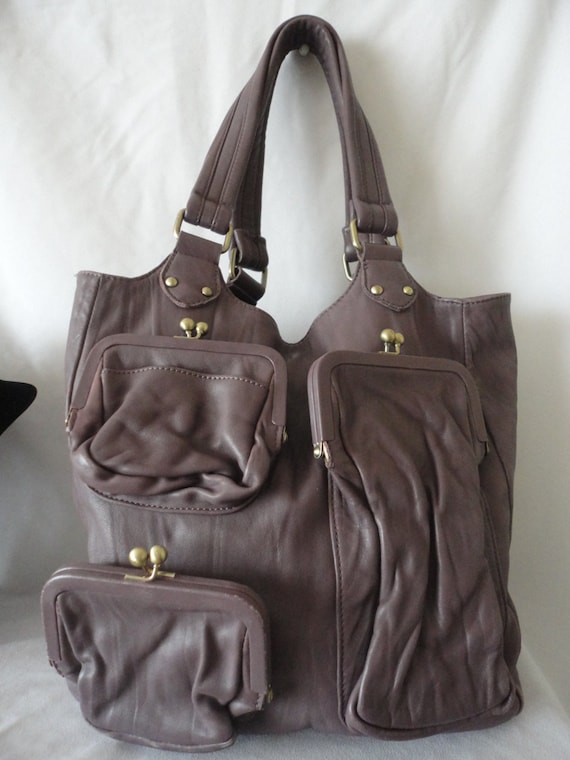 Anthropology Bica Cheia lavender Bag.