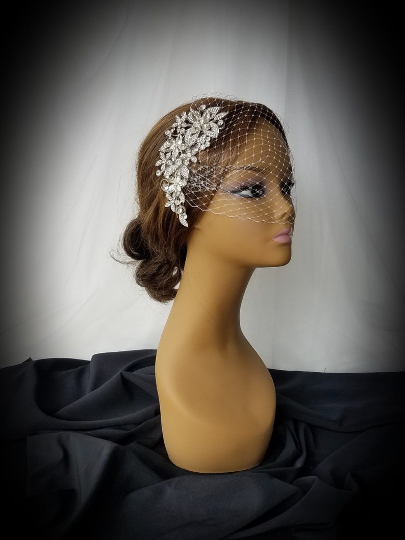 rhinestone bridal headpiece