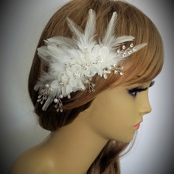 Feather Hair Clip Etsy
