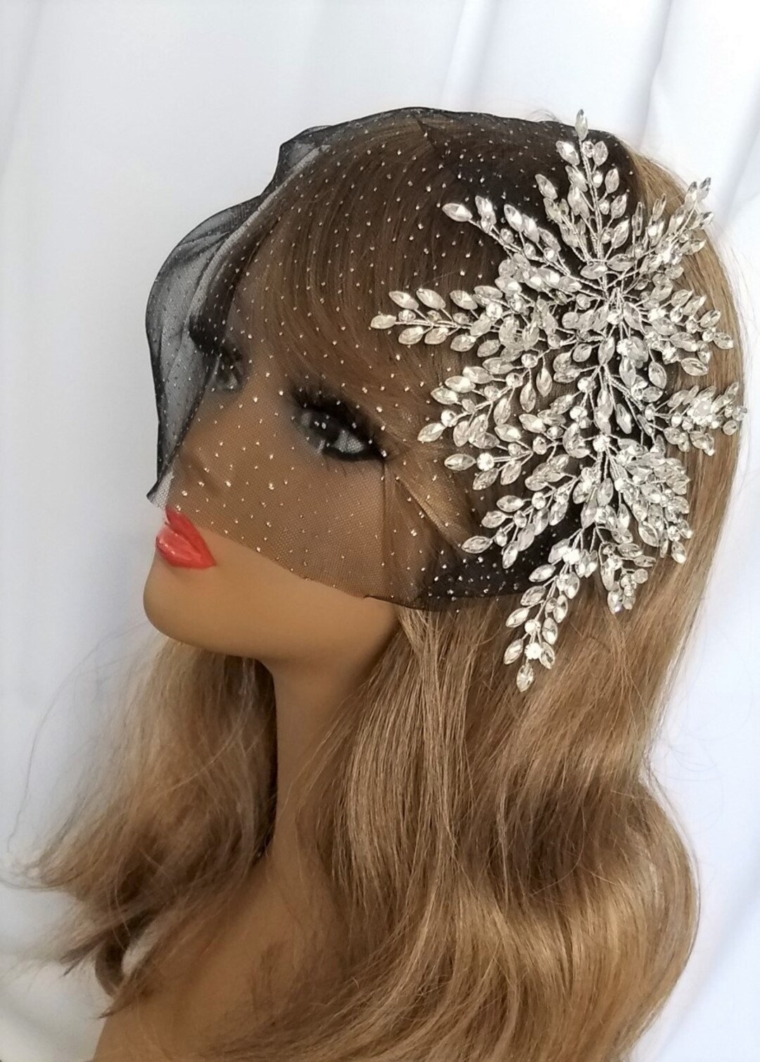 rhinestone bridal headpiece
