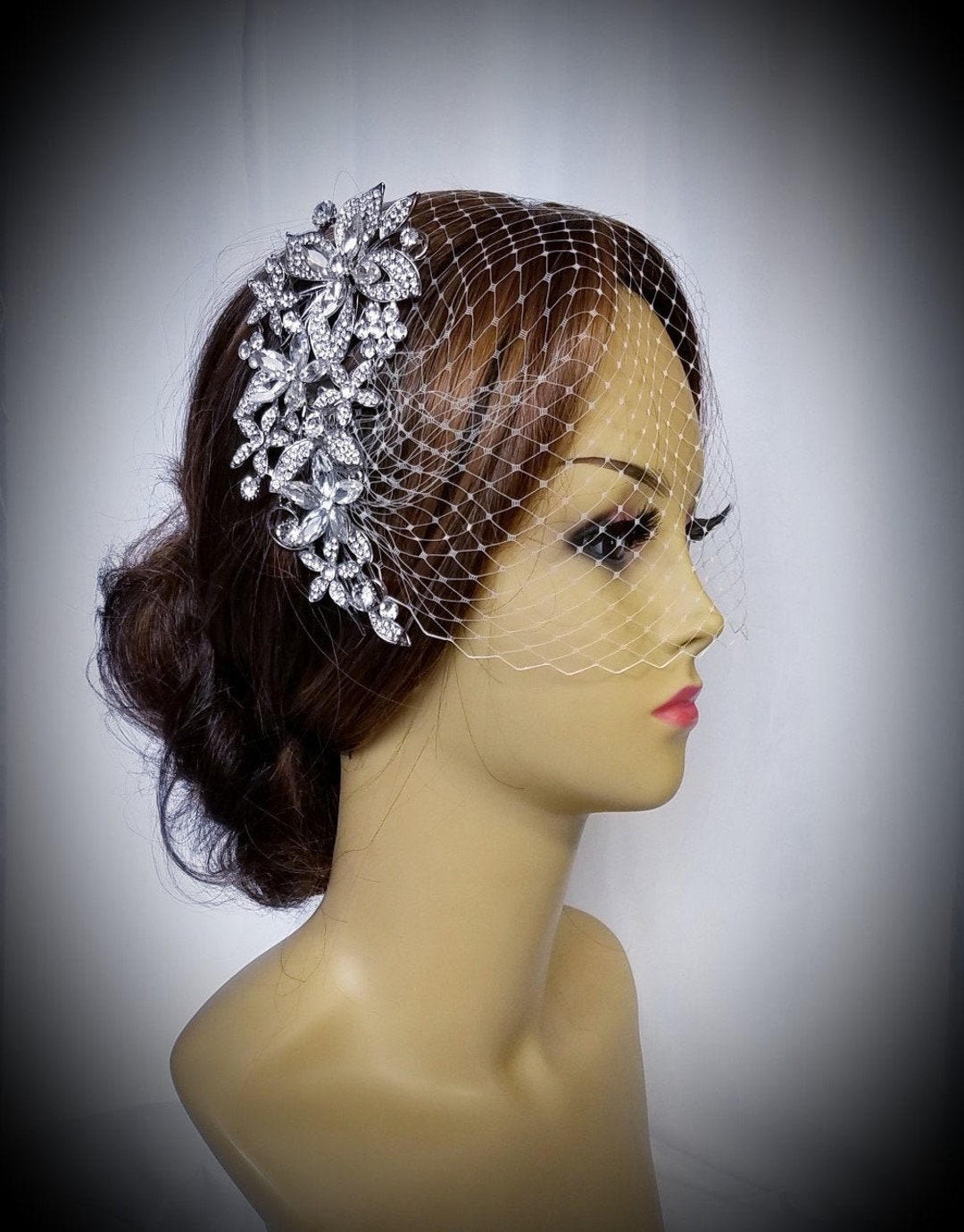 rhinestone bridal headpiece