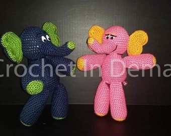 Crochet Elephant Plush