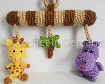 Crochet 2 in 1 Crib/Stroller/Carrier/Mobile Toy