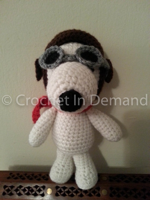 snoopy red baron stuffed animal