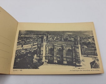 Album Cartes Postales Anciennes Lyon – Édition Marquell Artistique, Grandes Cartes 8 3/4, Original