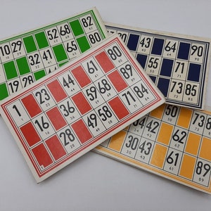 Dessous de verre vintage - casino jeux loto bingo