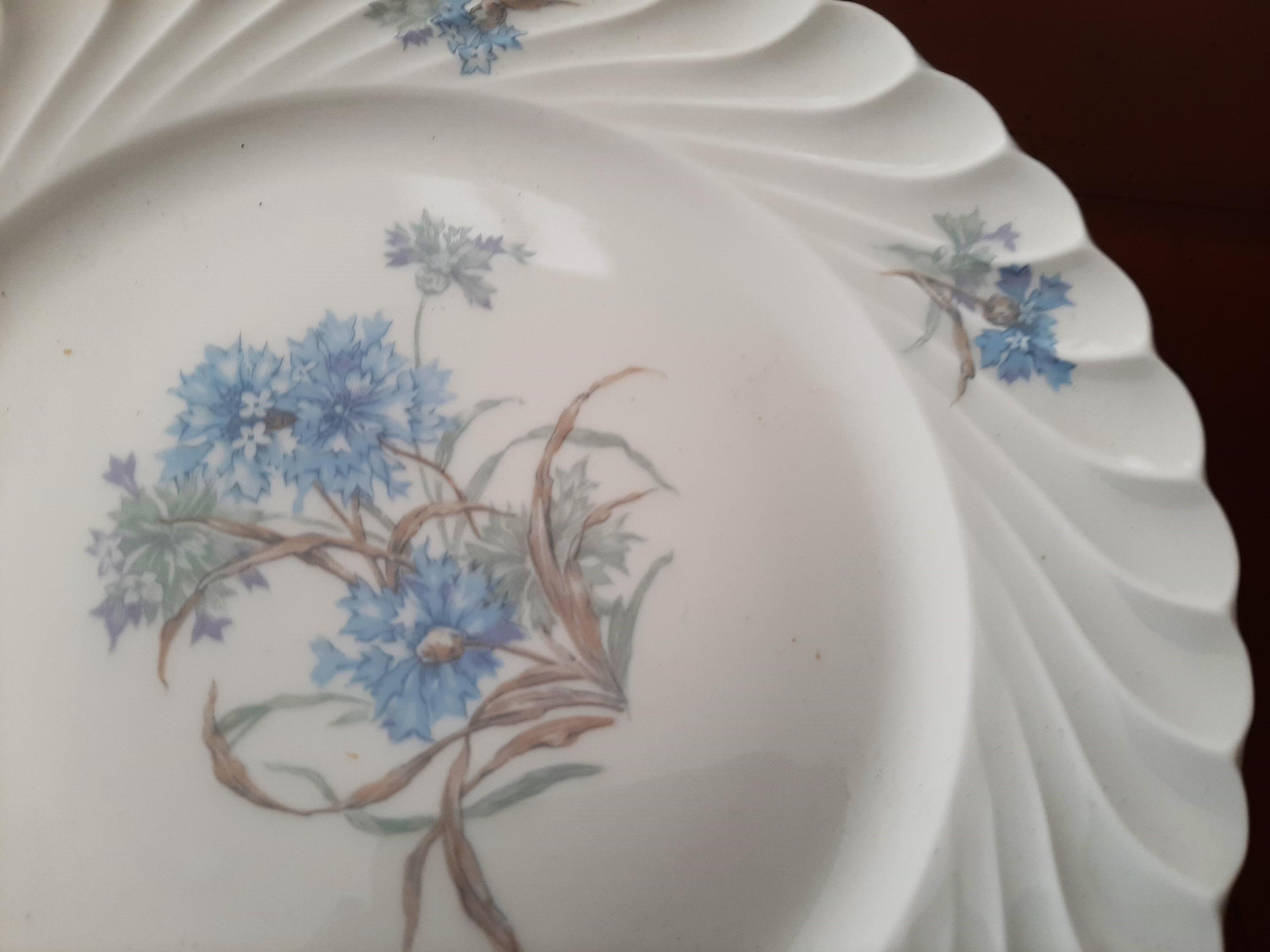 Haviland Limoges Porcelain Dessert Plates, Set of 7, French