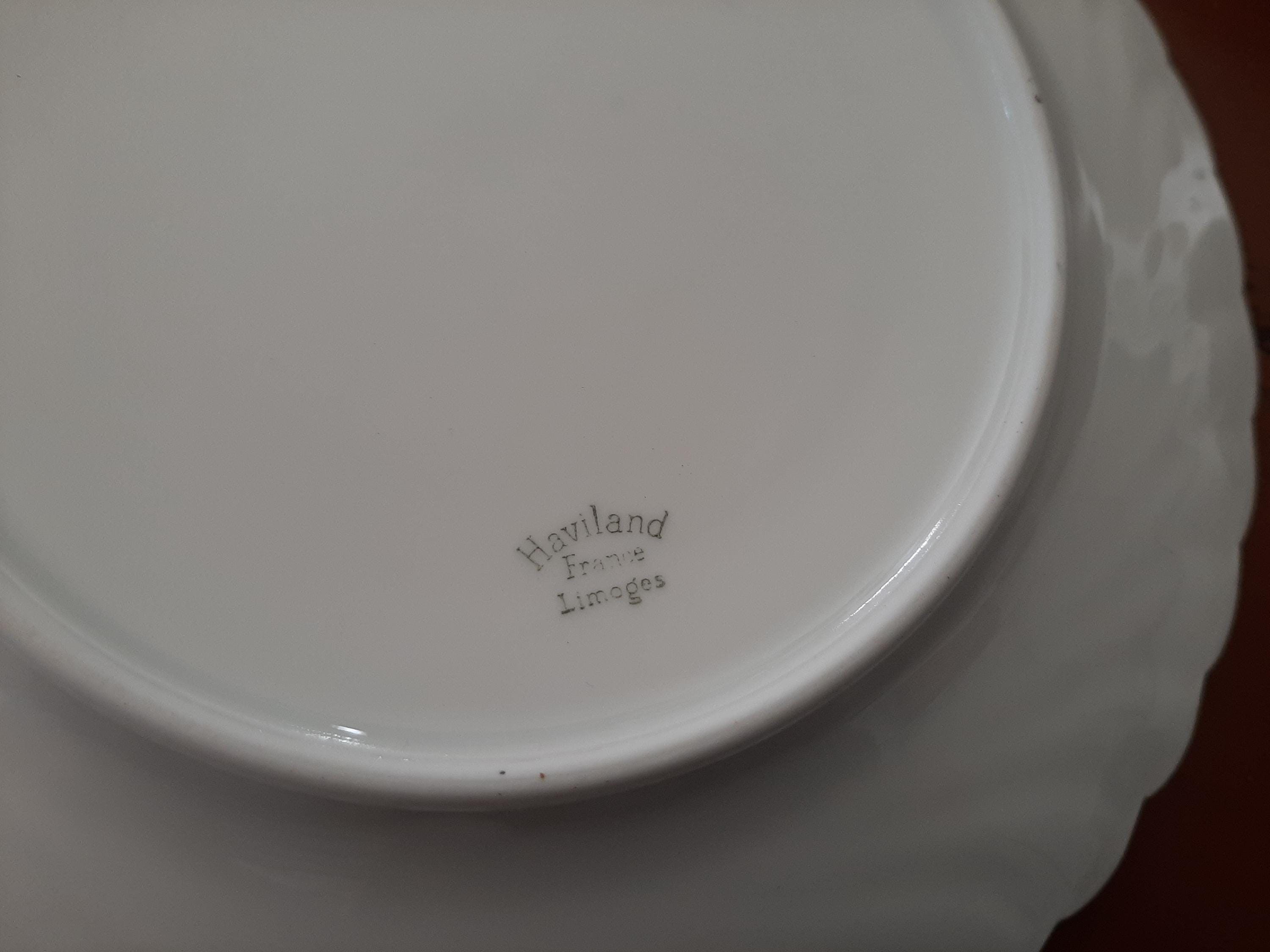 Haviland Limoges Porcelain Dessert Plates, Set of 7, French
