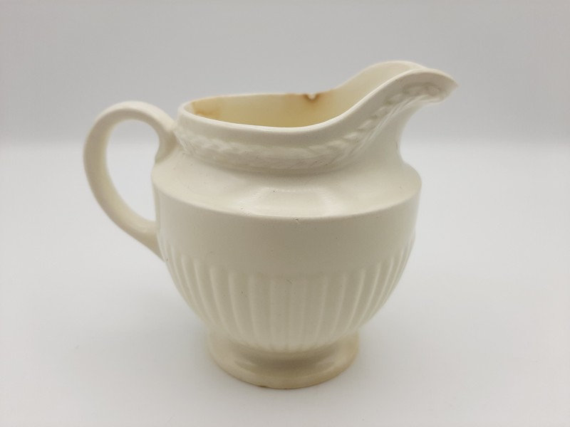 Crème de Wedgwood ou Cruche Lait, Etruria Barlaston, Crème Cru Anglaise Blanche,