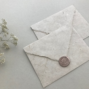 5 1/4 x7 1/4" A7 Natural Deckled Edge | Hand Torn Envelopes