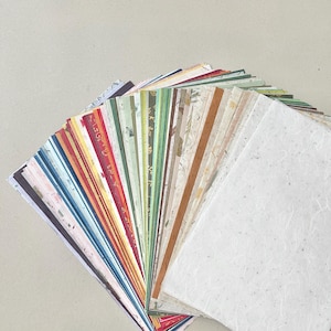 Carta di gelso naturale A4, carta per scrapbooking, carta artistica, carta velina, decoupage, diario spazzatura, diario vintage