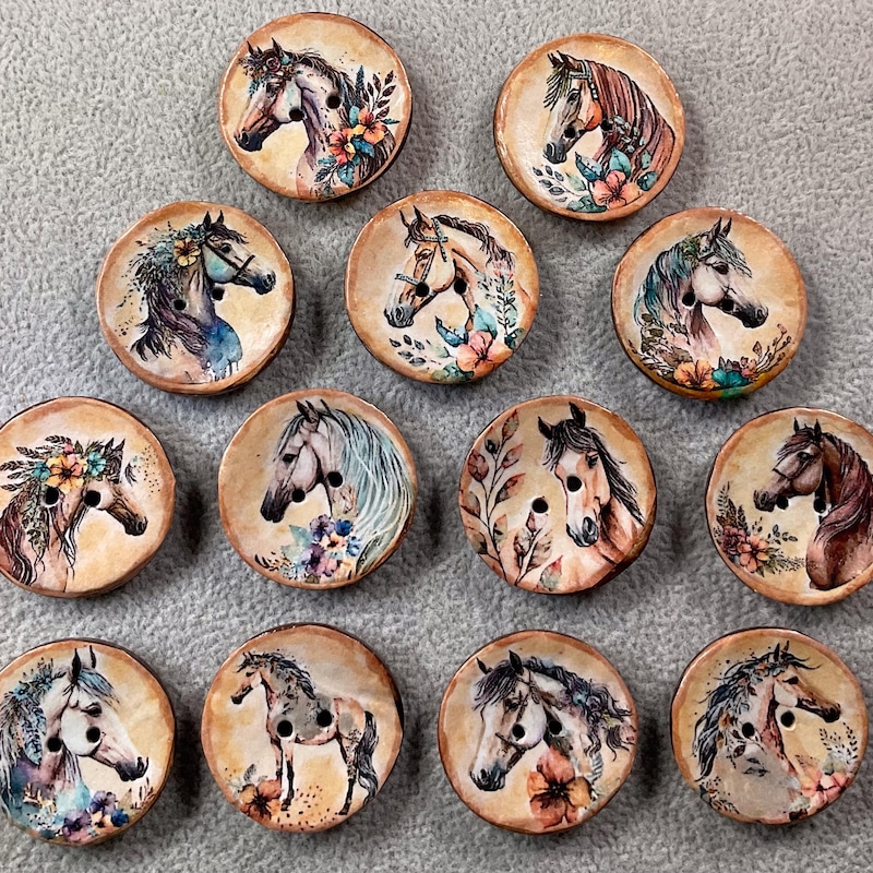Equestrian Buttons - Etsy