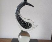 Large Mid Century MURANO Fish Dolphin Sculpture