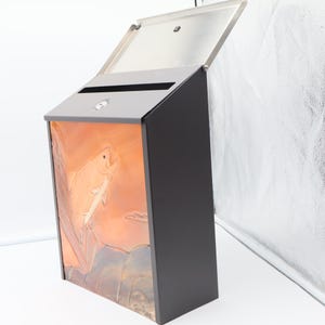 USA. PostMaster Wall-Mount Mailbox Copper Trout Hentzi Design NIB