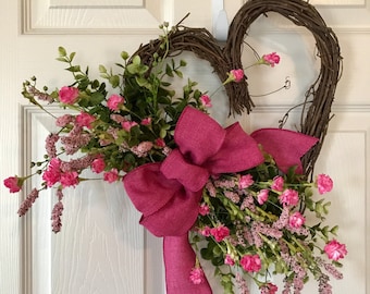 Couronne de printemps, couronne de ferme, couronne de coeur, couronne de fleurs sauvages jaune, couronne de filles, couronne de fleurs sauvages, couronne de fête des mères