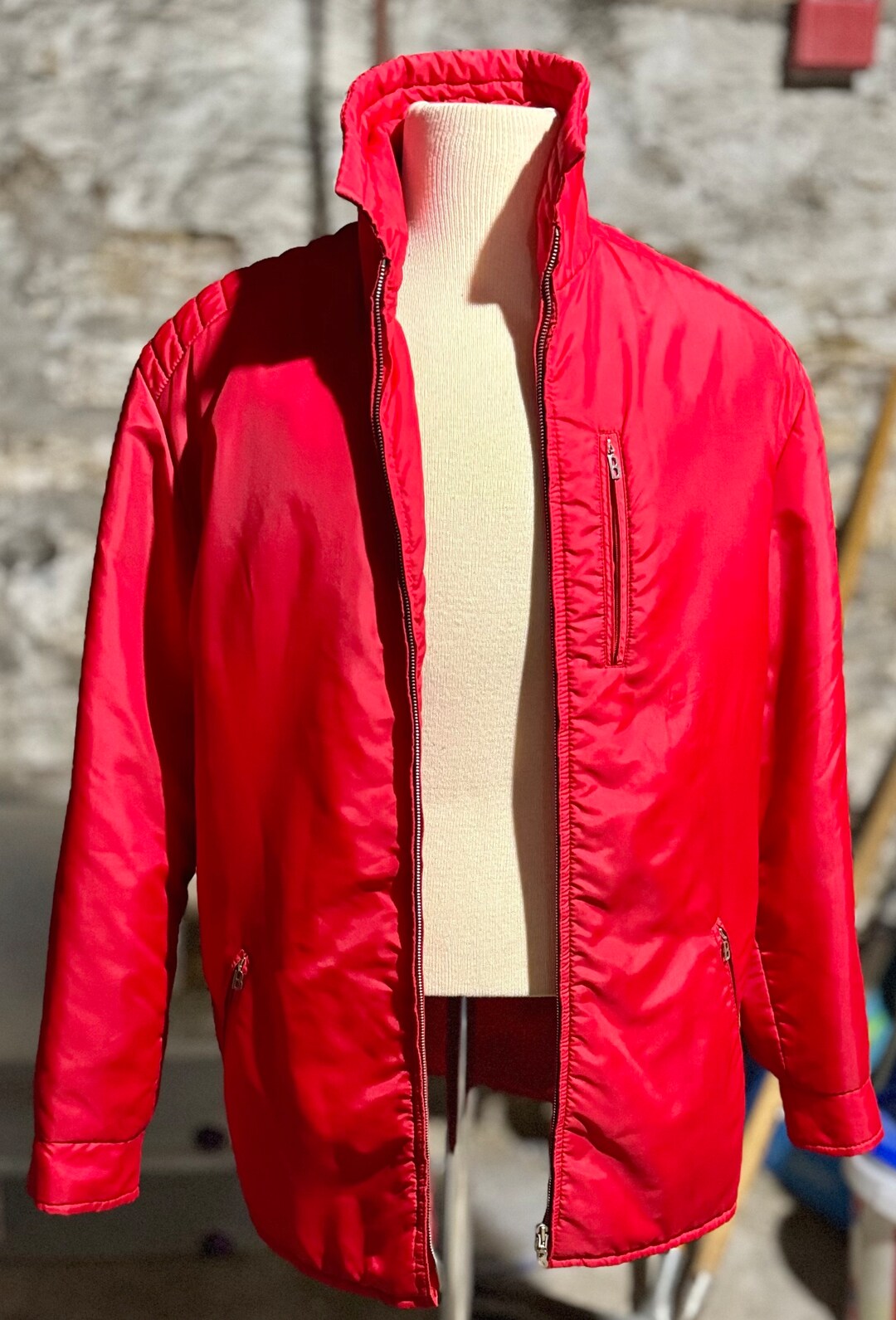 Fleece Lined Fur Trim Collar Jacket by Bogner main image 1