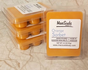 ORANGE SORBET, soy wax melts, 2.5 oz