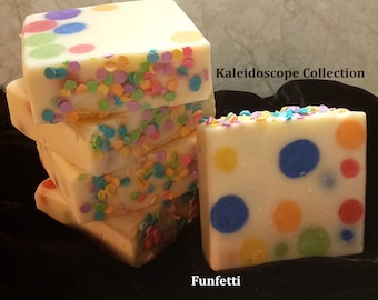 Funfetti Handmade Bar Soap - Kaleidoscope Collection