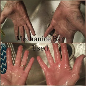 Mens handmade bath and body gift set, mechanic soap, beer soap image 8