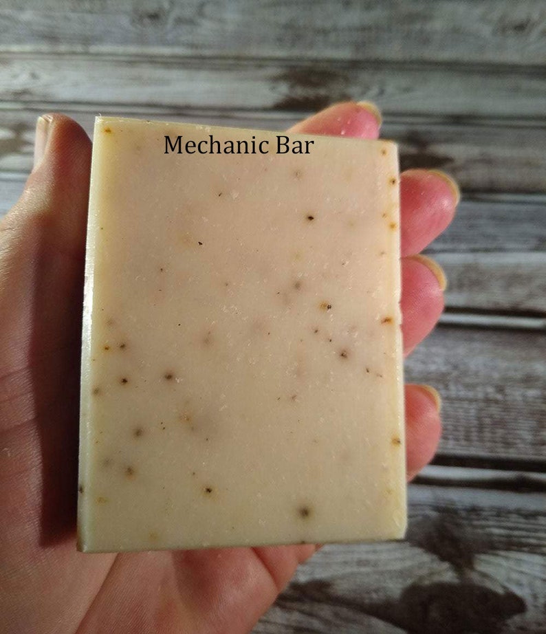 Mens handmade bath and body gift set, mechanic soap, beer soap image 7