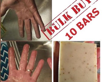 Mechanic handmade soap bar, bulk 10 bars