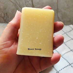 Mens handmade bath and body gift set, mechanic soap, beer soap image 9