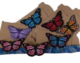 Embroidered Collar Butterflies