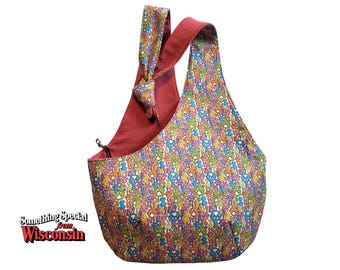 Paw Print Artisan Color Burst Pet Sling Carrier