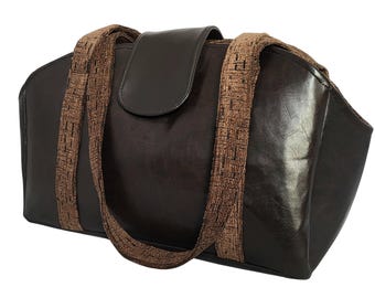 Dark Truffle Obsidian Pet Purse Carrier