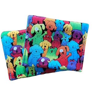 Surtido de mini carteras para perros, una