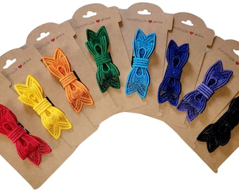 Embroidered Lace Bow for Collars