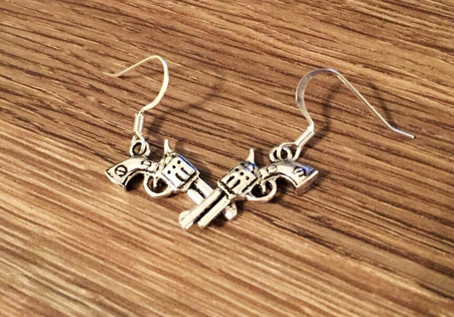 Pistol Earrings Gun Shotgun Earrings Pistols Revolver Earrings Etsy