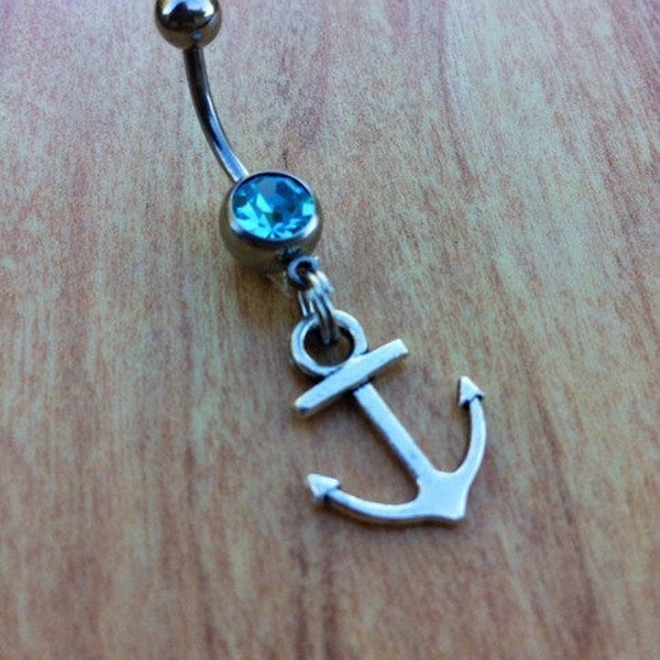 Anchor Belly Ring Sea Ocean Beach Anchors Under The Sea Naval Mermaid Belly Ring