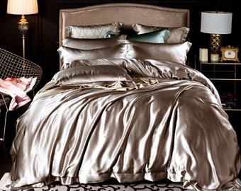 Vintage Silk Duvet Cover Catherine Malandrino Calais Silk Etsy