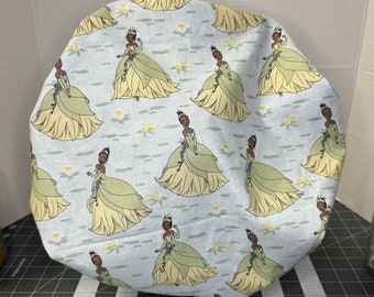Princess Tiana Satin Lined Bonnet (lily pad)