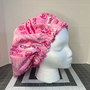 Pink Vault - Louis Vuitton inspired Bonnet 🤍 Silky Satin Sleeping