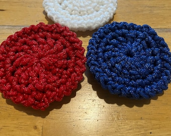 Kitchen scrubbies, cleaning supplies,