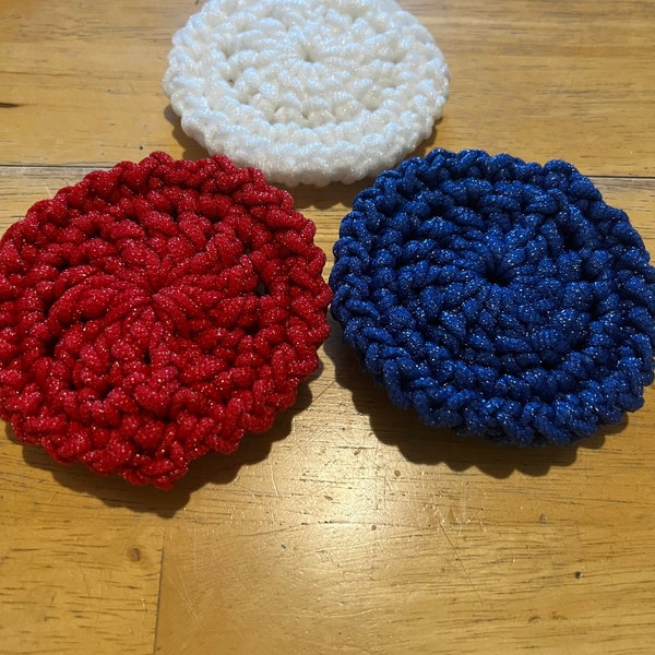 Kitchen scrubbies, cleaning supplies,