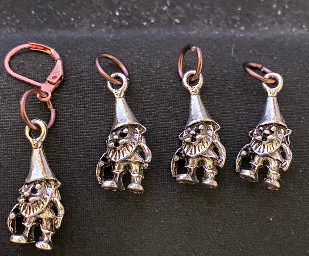 Gnome Stitch Markers Knitting Stitch Markers Stitch Marker Etsy