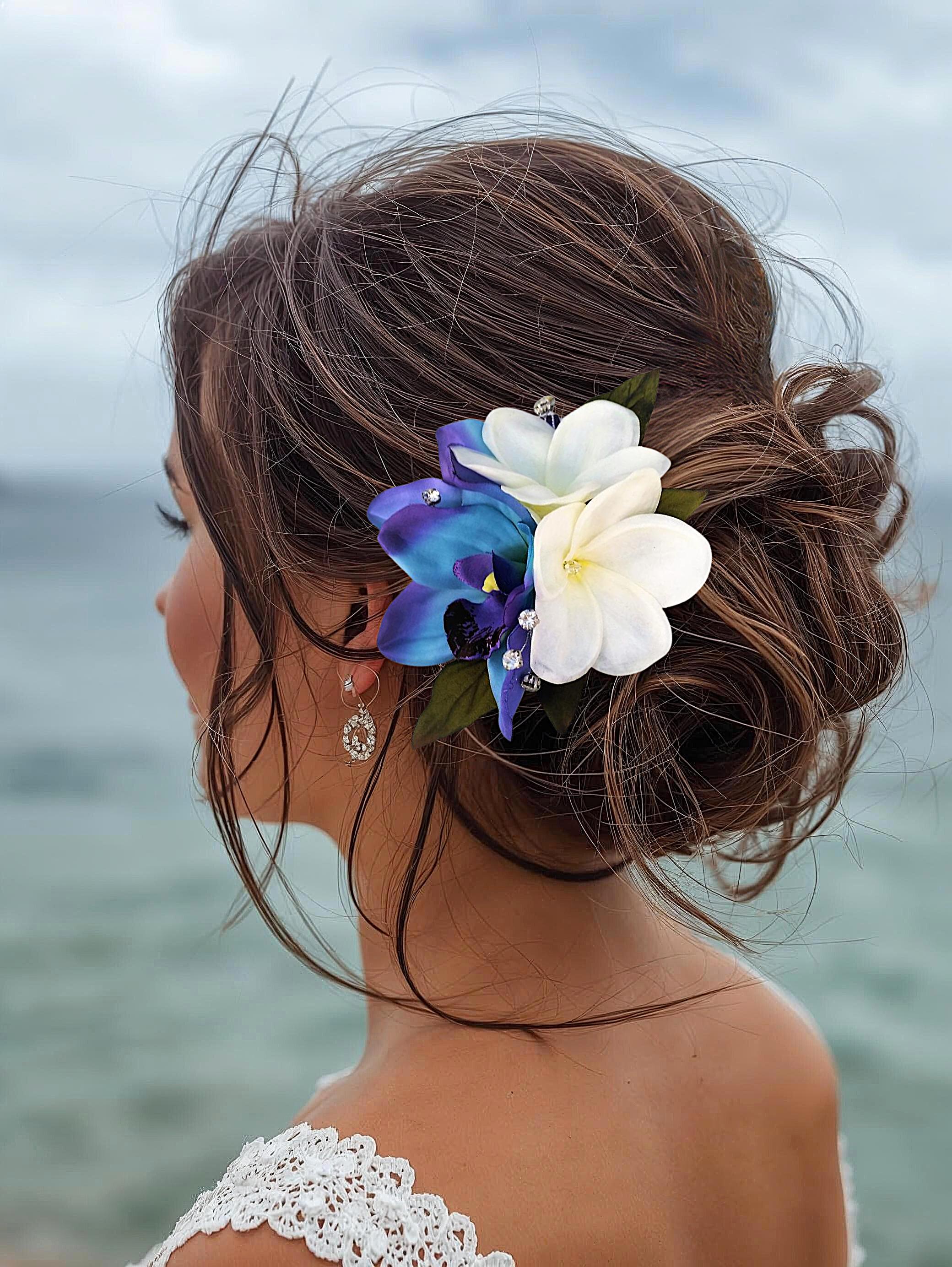 Blue Orchid Hair Clip Blue Orchid Hair Clip