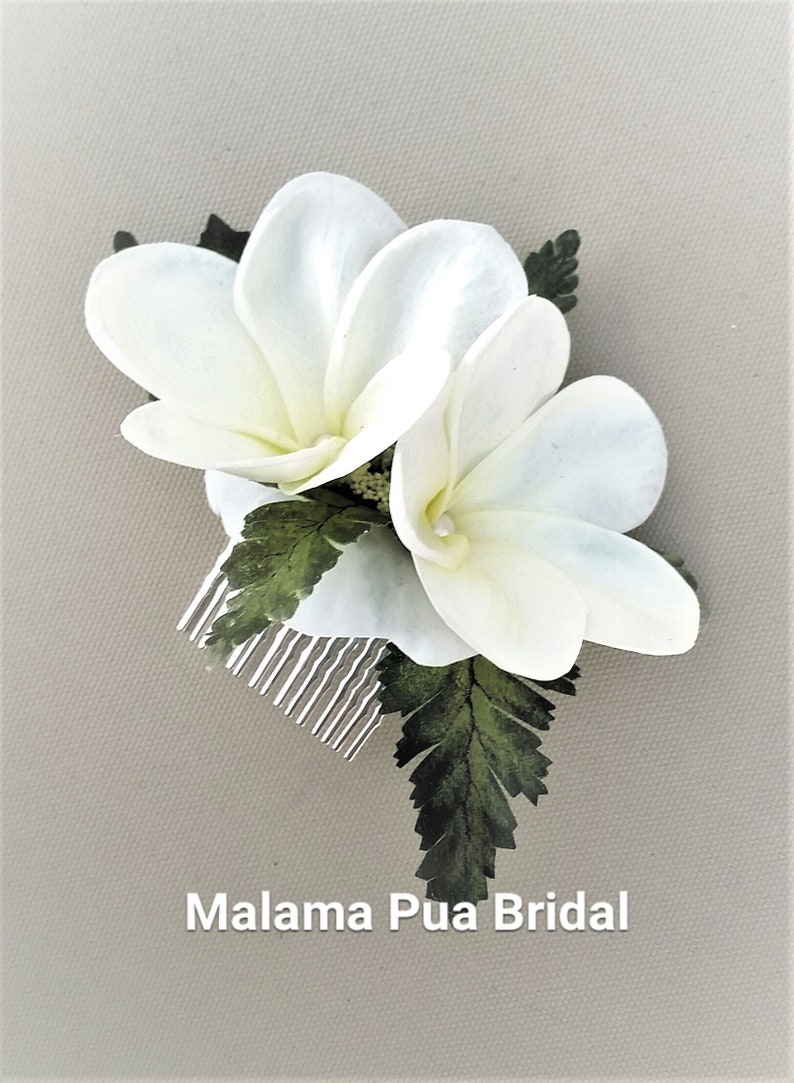 Bridal Hair Comb Silk Flowers Hair Accessory Tropical Hair Etsy